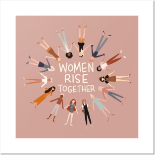 Women Rise Together Posters and Art